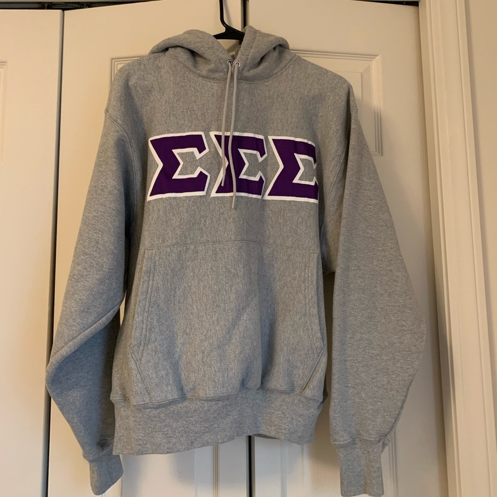 Tri Sigma Stitched Hoodie